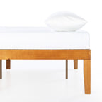 Klassisches 16-Zoll-Plattformbettgestell aus Massivholz in verschiedenen Ausführungen