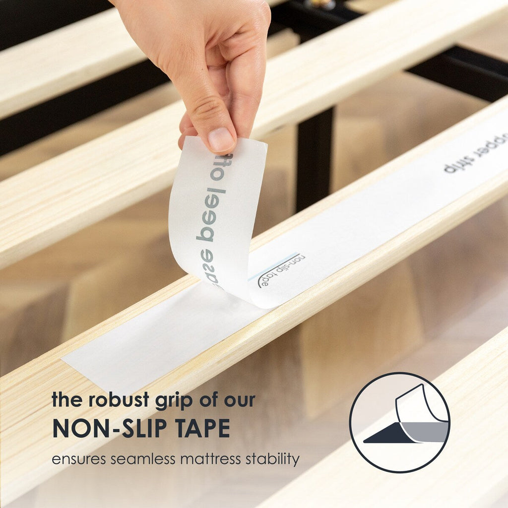 Klassisches 16-Zoll-Plattformbettgestell aus Massivholz in verschiedenen Ausführungen