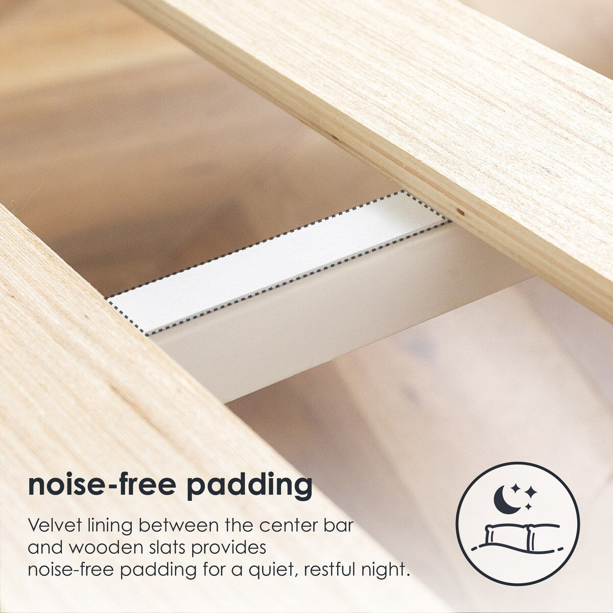 Klassisches 16-Zoll-Plattformbettgestell aus Massivholz in verschiedenen Ausführungen