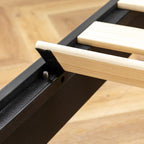 Klassisches 16-Zoll-Plattformbettgestell aus Massivholz in verschiedenen Ausführungen