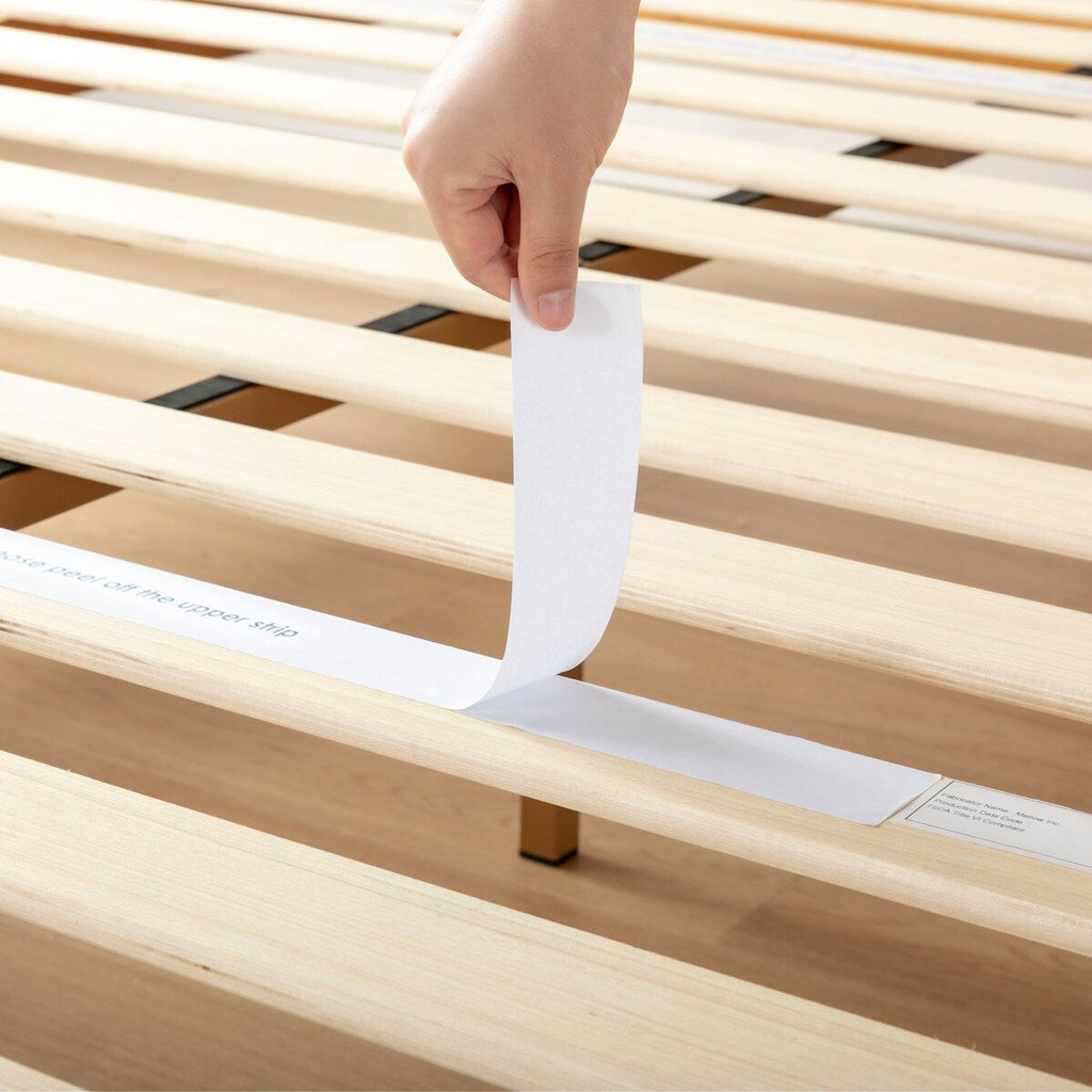 Klassisches 16-Zoll-Plattformbettgestell aus Massivholz in verschiedenen Ausführungen