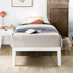 Klassisches 16-Zoll-Plattformbettgestell aus Massivholz in verschiedenen Ausführungen