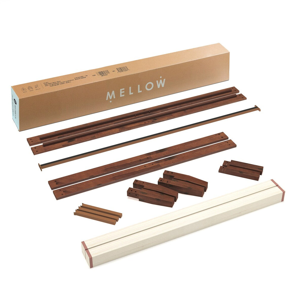 Klassisches 16-Zoll-Plattformbettgestell aus Massivholz in verschiedenen Ausführungen