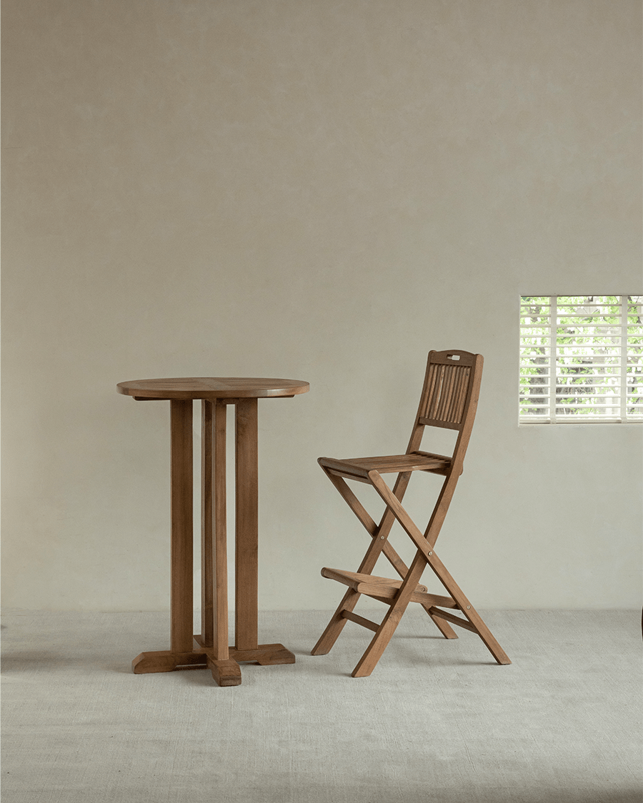 Outdoor Bar Chair and Table Set