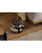 Lolli Beistelltisch aus versteinertem Holz