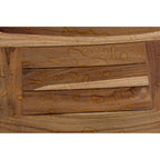 EcoDecors, Bank, Duschhocker, Duschsitz, Duschstuhl für die Dusche, kleine Bank, Teak-Duschbank, Duschfußstütze