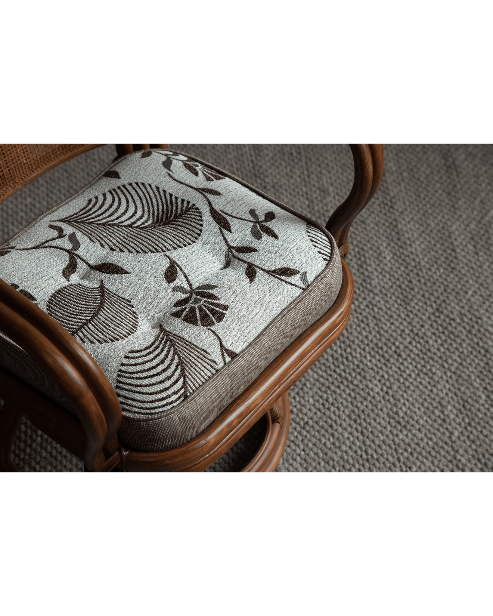 Ray Mini-Drehstuhl aus Rattan