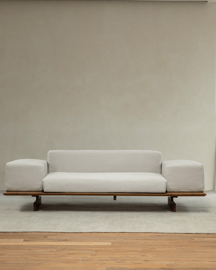 Modulares Sofa aus Tatami-Leinen