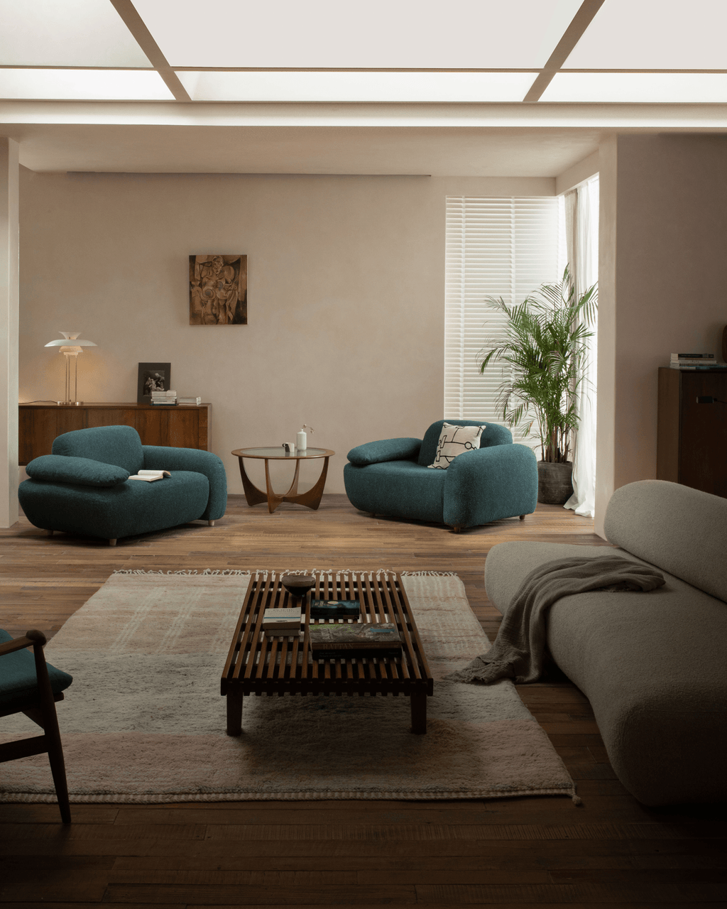 Gestein Bouclé Sessel