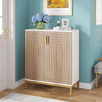 Moderner Schuhschrank mit Türen für 20 Paar Schuhe, 6-stöckiges, freistehendes Schuhregal für den Eingangsbereich