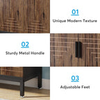 Schuhschrank für 20 Paar Schuhe, 95 cm (37,4 Zoll) hoher, moderner Schuhschrank mit Türen, Weiß &amp; Gold