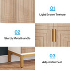 Schuhschrank für 20 Paar Schuhe, 95 cm (37,4 Zoll) hoher, moderner Schuhschrank mit Türen, Weiß &amp; Gold