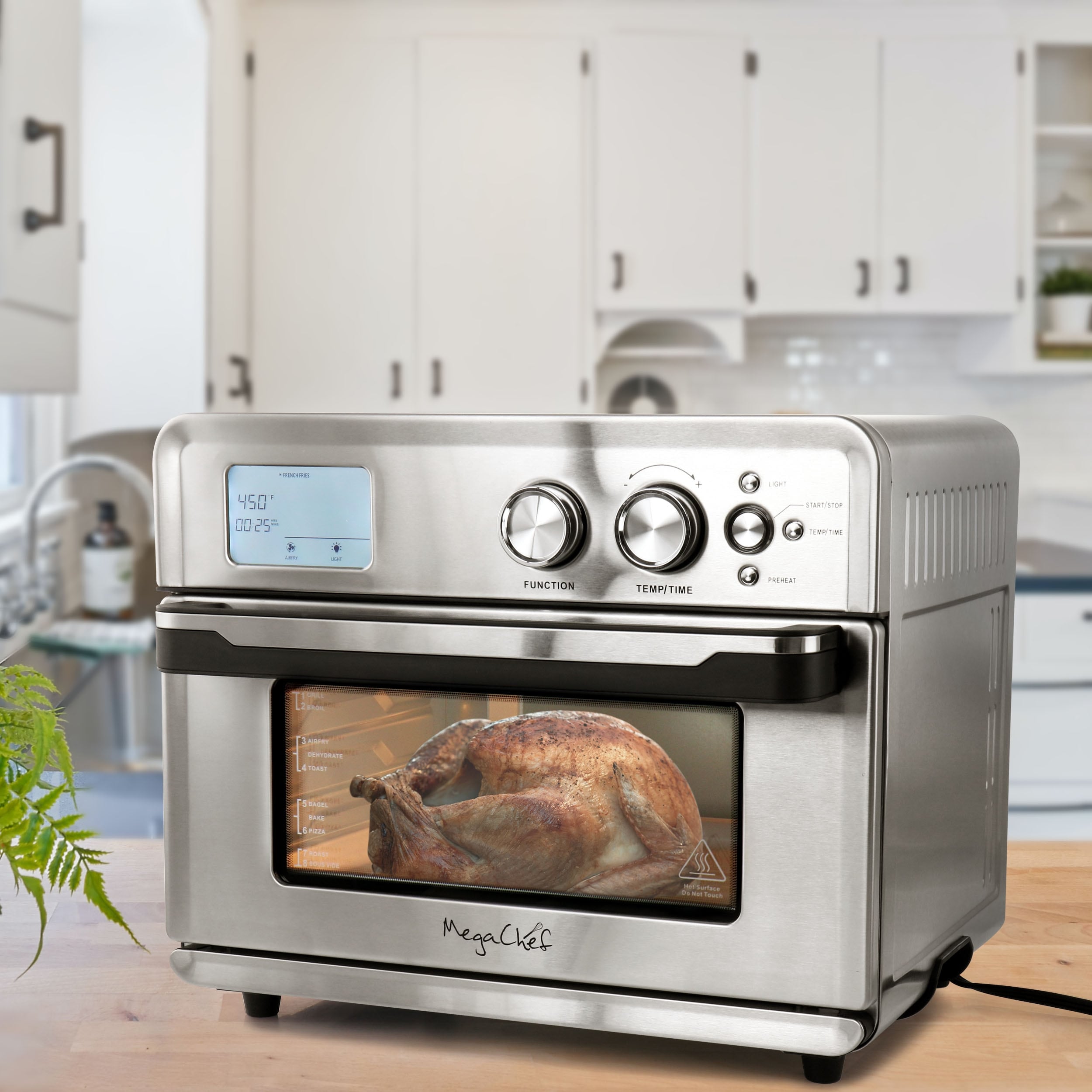 Multifunktions-Heißluftfritteuse mit 21 voreingestellten Programmen