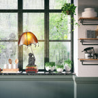 Intellektueller Affe Tischleuchte, 21,75 cm hoch – 11 cm L x 11 cm B x 21,75 cm H