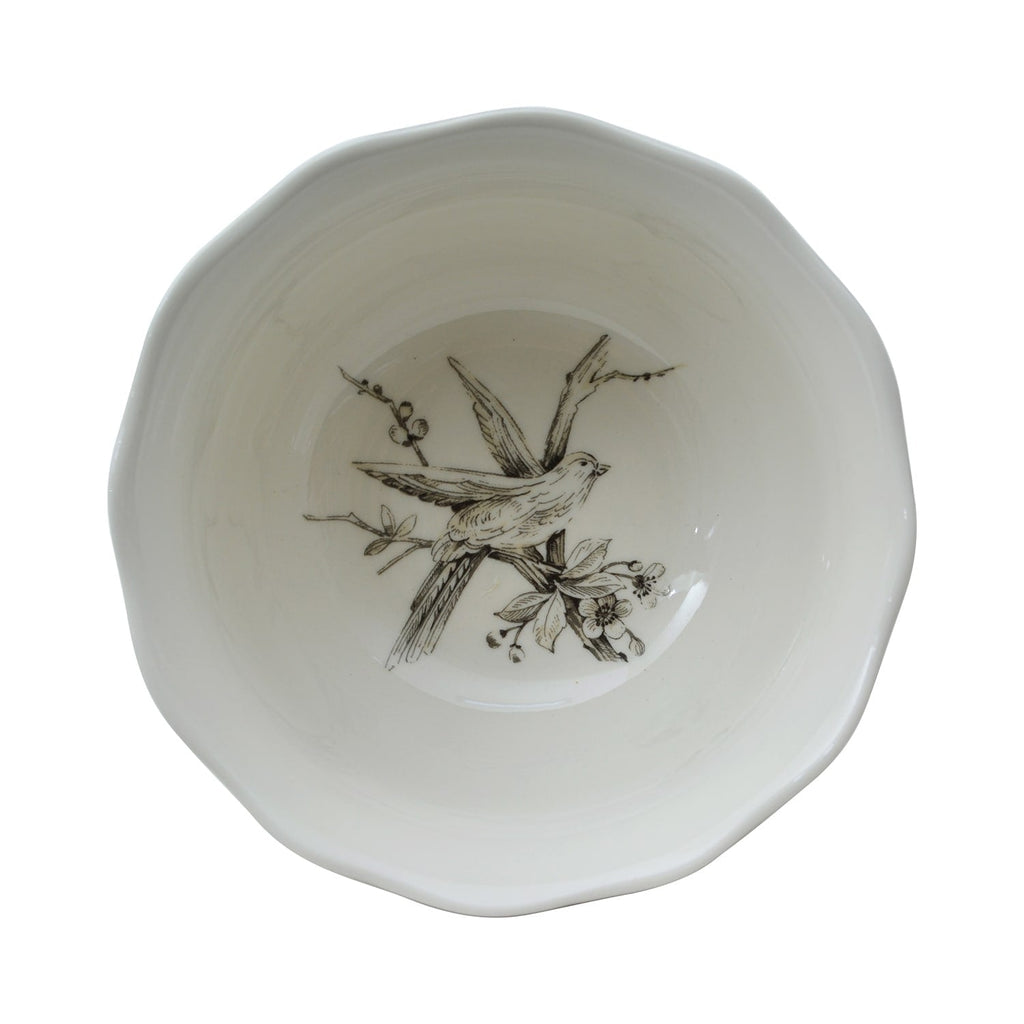 222 Fifth Adelaide 16-teiliges Porzellan-Geschirrset mit runden Tellern, Schüsseln und Bechern, Antikweiß