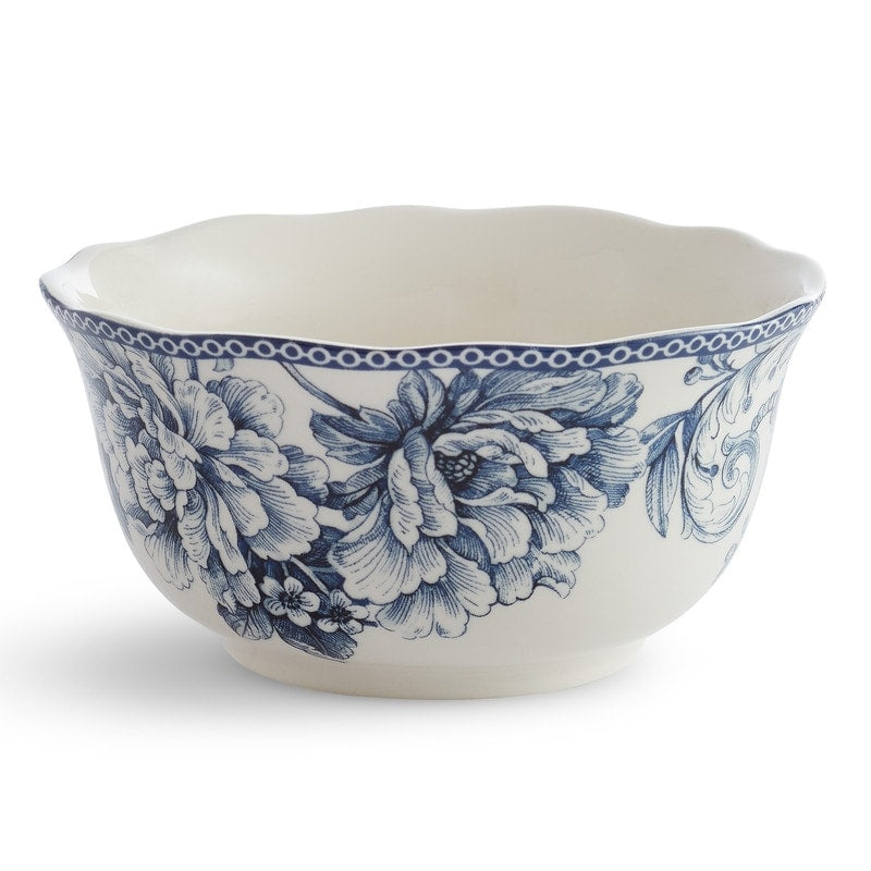 222 Fifth Adelaide 16-teiliges Porzellan-Geschirrset, Blau