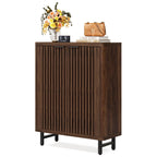 Schuhschrank mit Tür für 24 Paar Schuhe, geeignet für Eingangsbereich und Wohnzimmer