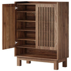 Schuhschrank mit Tür für 24 Paar Schuhe, geeignet für Eingangsbereich und Wohnzimmer