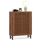 Schuhschrank mit Tür für 24 Paar Schuhe, geeignet für Eingangsbereich und Wohnzimmer