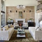 24,8 Zoll (63 cm) hoher, 8-flammiger Kronleuchter im Landhausstil, Kristallkronleuchter, Trommelkronleuchter für Esszimmer, Wohnzimmer, Schlafzimmer, Küche