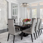 24,8 Zoll (63 cm) hoher, 8-flammiger Kronleuchter im Landhausstil, Kristallkronleuchter, Trommelkronleuchter für Esszimmer, Wohnzimmer, Schlafzimmer, Küche