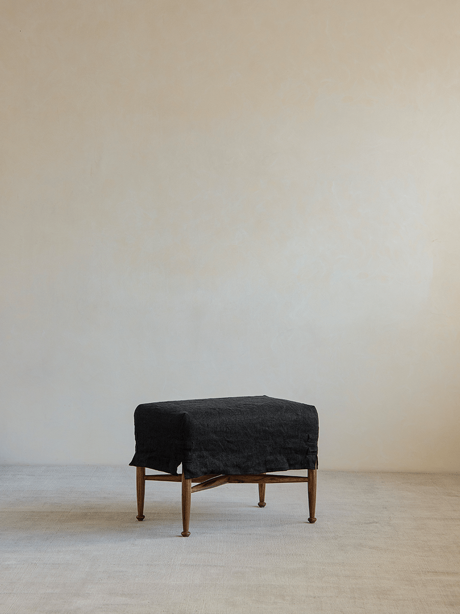 Krabben-Slipcover-Hocker