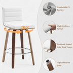 26/29 Barhocker/Tresenhocker aus Kunstleder, drehbar, 2er-/3er-Set