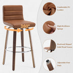 26/29 Barhocker/Tresenhocker aus Kunstleder, drehbar, 2er-/3er-Set