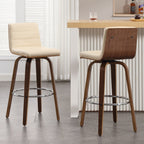 26/29 Barhocker/Tresenhocker aus Kunstleder, drehbar, 2er-/3er-Set