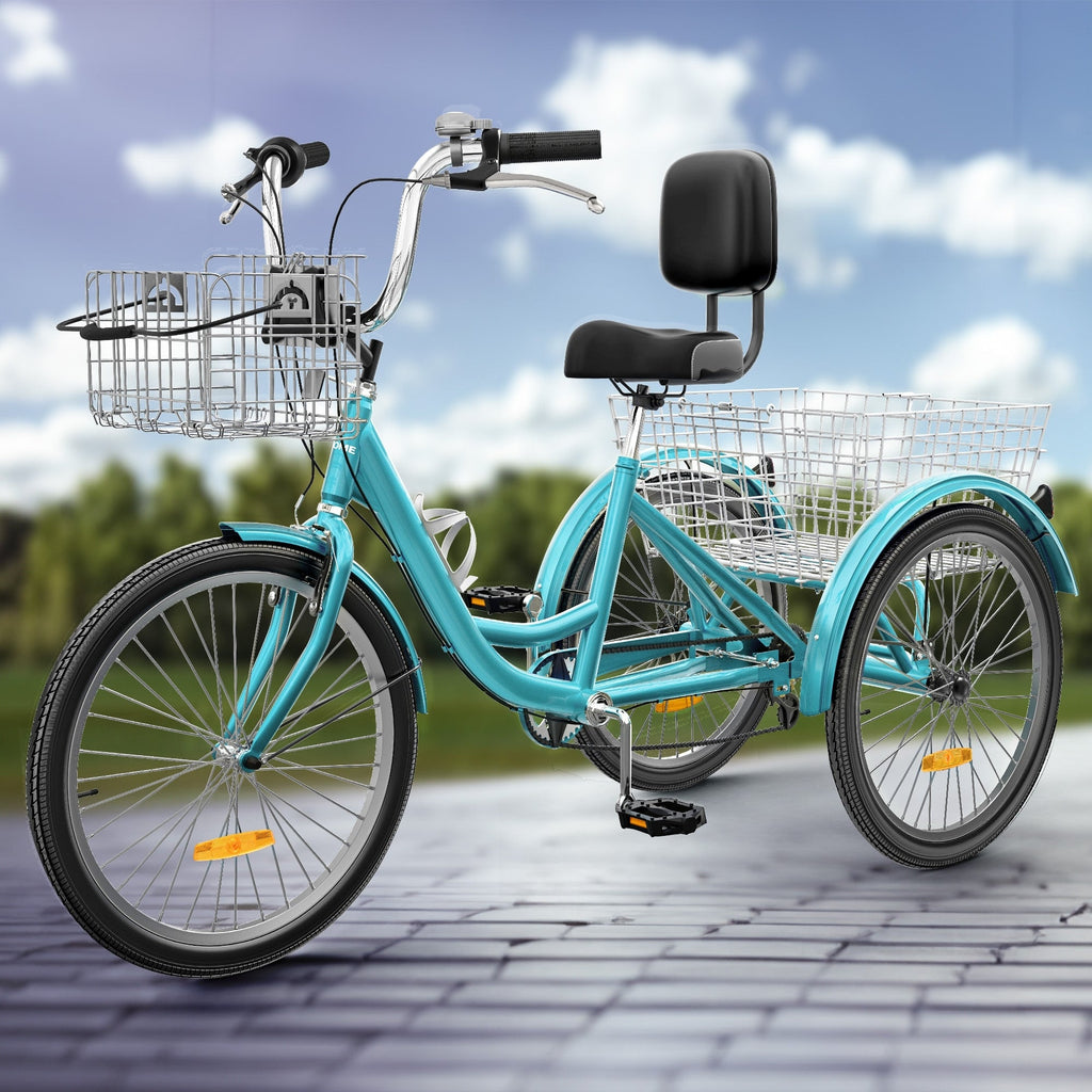 26 Dreiräder für Erwachsene, 3 Räder, 7-Gang-Dreirad