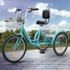 26 Dreiräder für Erwachsene, 3 Räder, 7-Gang-Dreirad