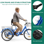 26 Dreiräder für Erwachsene, 3 Räder, 7-Gang-Dreirad