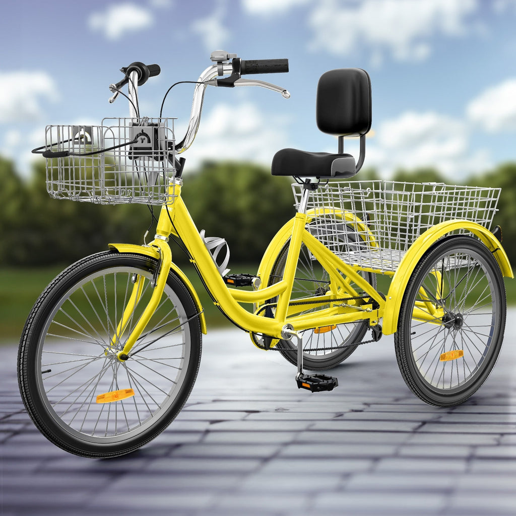 26 Dreiräder für Erwachsene, 3 Räder, 7-Gang-Dreirad