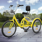 26 Dreiräder für Erwachsene, 3 Räder, 7-Gang-Dreirad