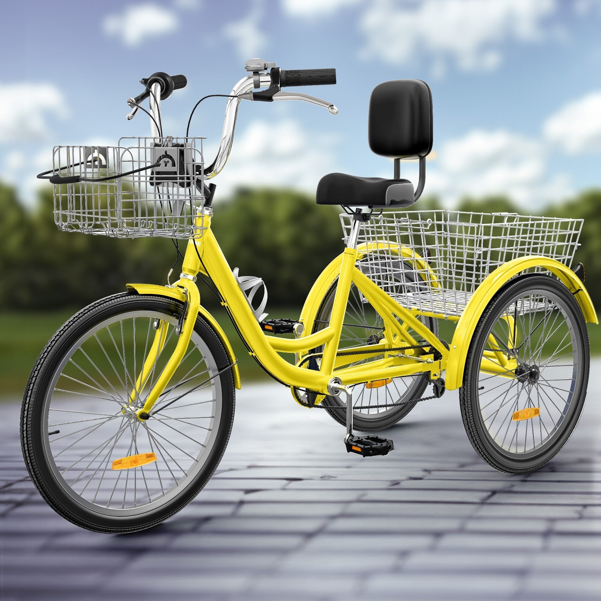 26 Dreiräder für Erwachsene, 3 Räder, 7-Gang-Dreirad