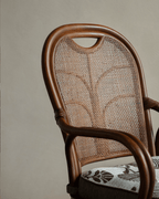 Ray Mini-Drehstuhl aus Rattan