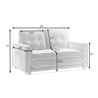 3-fach faltbares Futon-Schlafsofa