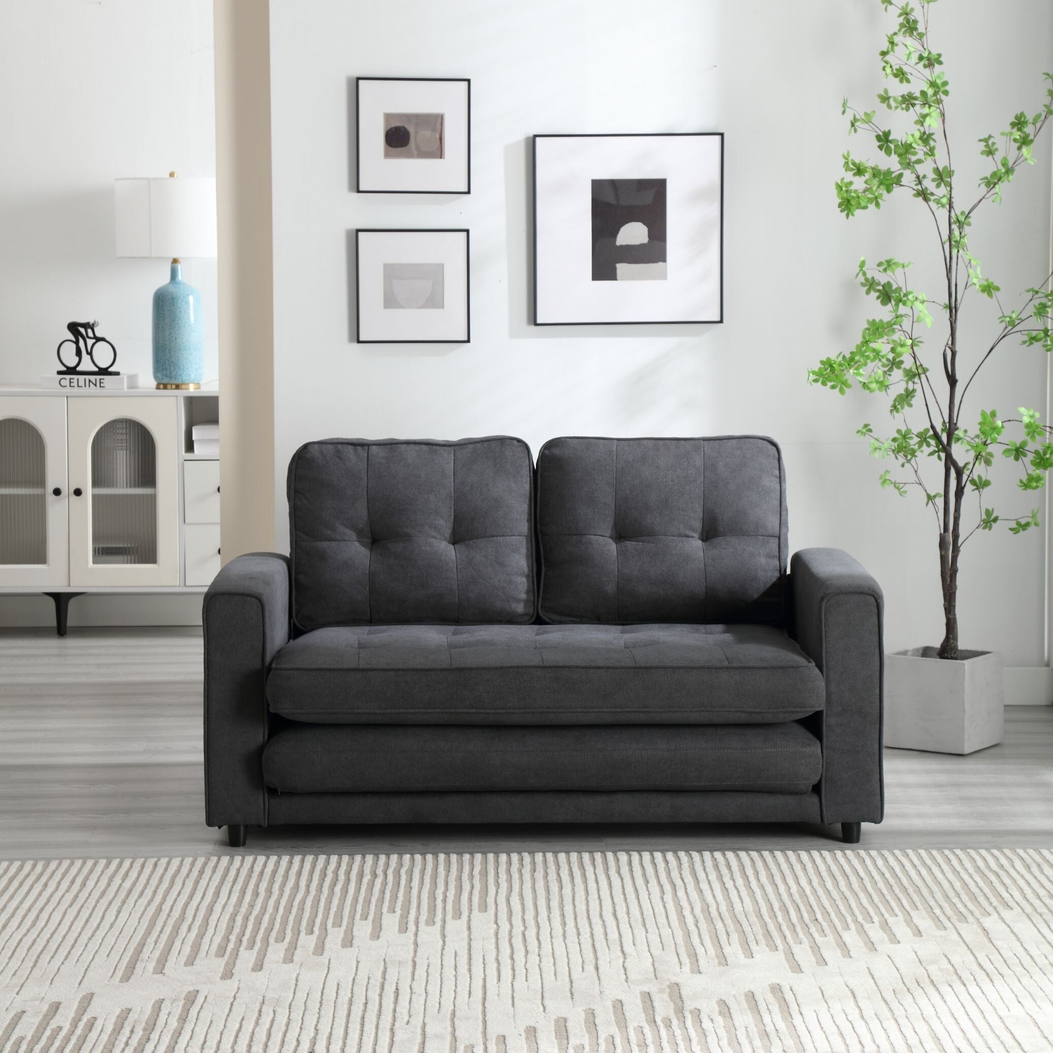 3-fach faltbares Futon-Schlafsofa