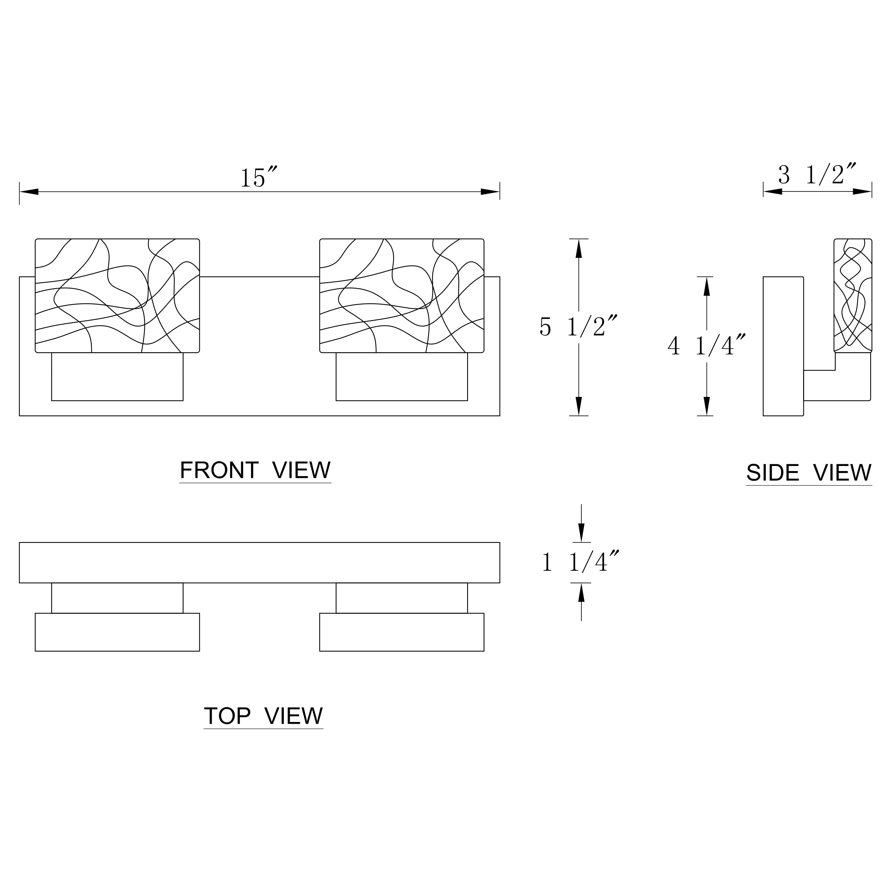 C Cattleya Edelstahl 3000K LED-Spiegelleuchte mit integrierten Kunstglasschirmen – Chrom