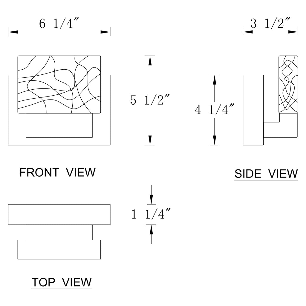 C Cattleya Edelstahl 3000K LED-Spiegelleuchte mit integrierten Kunstglasschirmen – Chrom