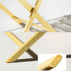 3-teiliges minimalistisches Bistro-Set für die Terrasse, bestehend aus klappbarem runden Tisch und Stühlen – 3-teiliges Terrassen-Bistro-Set