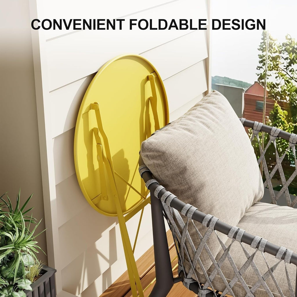 3-teiliges Bistro-Set für die Terrasse