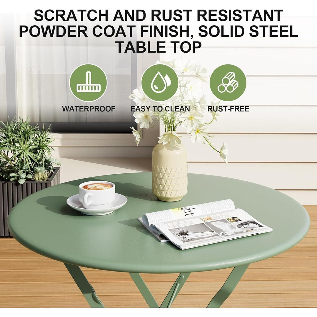 3-teiliges Bistro-Set für die Terrasse