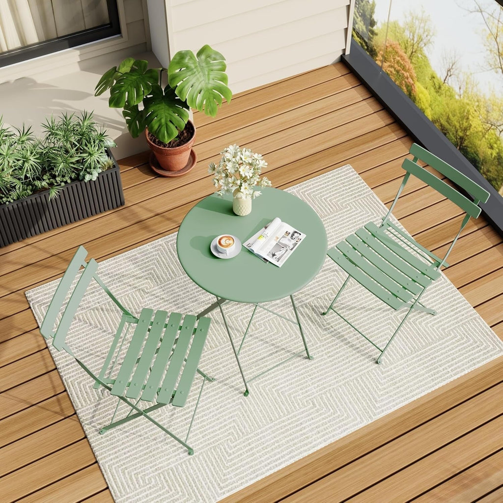 3-teiliges Bistro-Set für die Terrasse