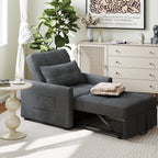 3-in-1 verstellbares Schlafsofa, Ausziehsessel-Sofa, wandelbares Klappbett für das Wohnzimmer