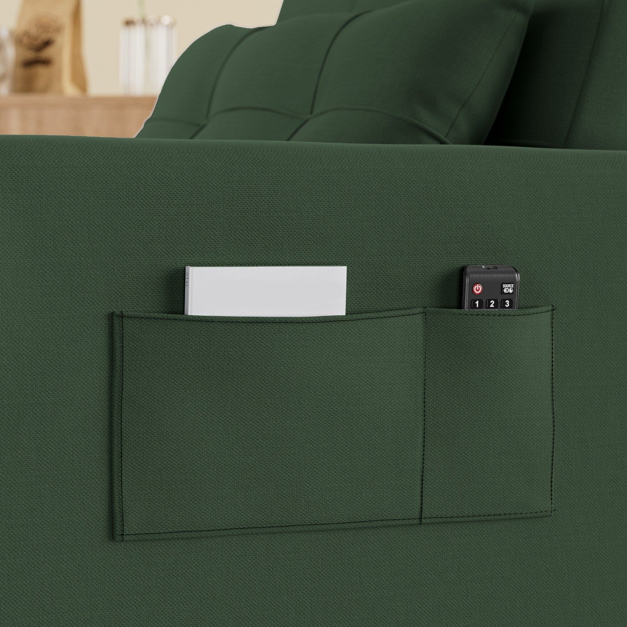 3-in-1 verstellbares Schlafsofa, Ausziehsessel-Sofa, wandelbares Klappbett für das Wohnzimmer