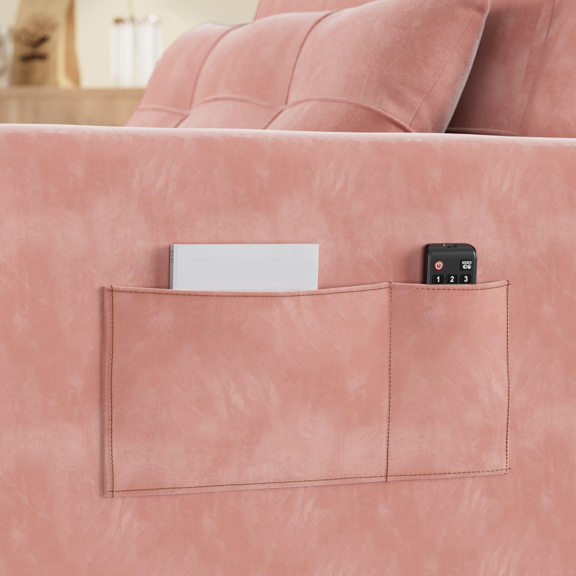 3-in-1 verstellbares Schlafsofa, Ausziehsessel-Sofa, wandelbares Klappbett für das Wohnzimmer