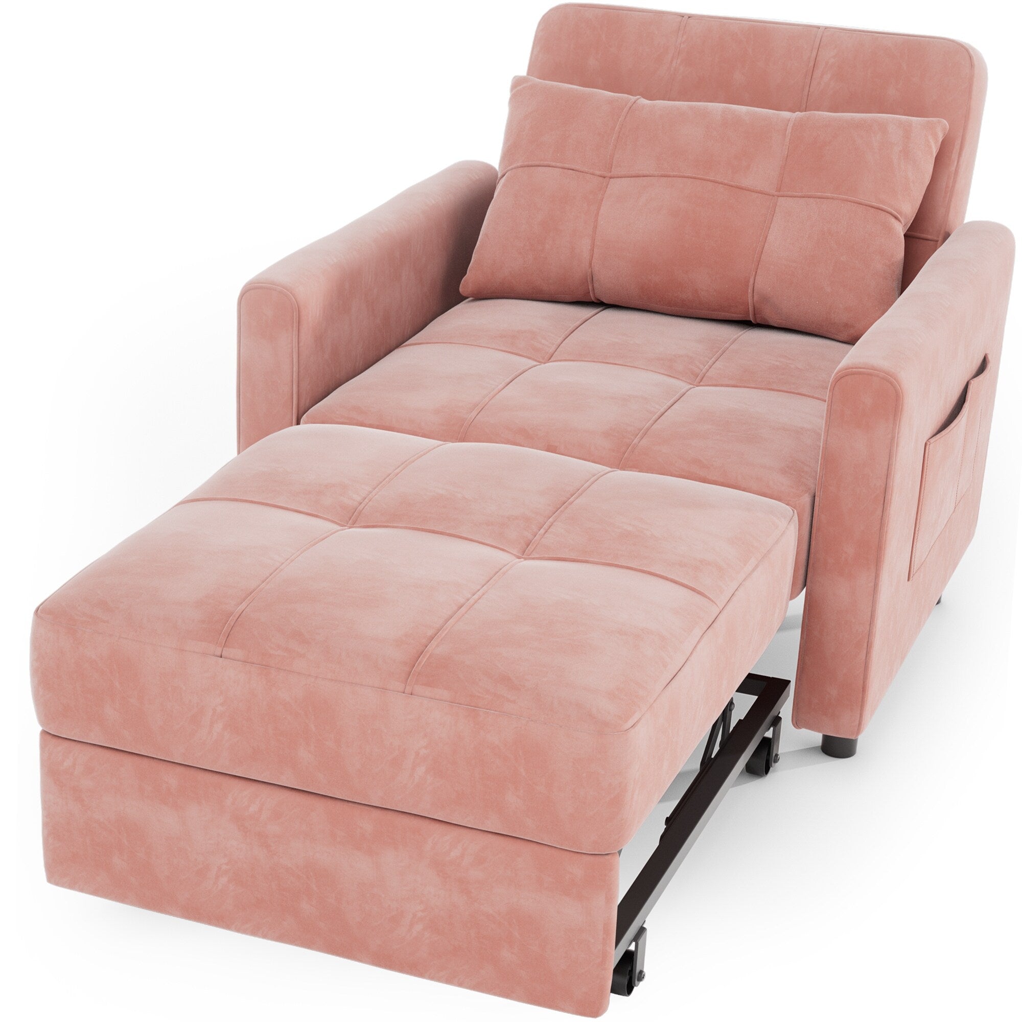 3-in-1 verstellbares Schlafsofa, Ausziehsessel-Sofa, wandelbares Klappbett für das Wohnzimmer