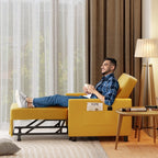 3-in-1 verstellbares Schlafsofa, Ausziehsessel-Sofa, wandelbares Klappbett für das Wohnzimmer