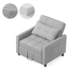 3-in-1 verstellbares Schlafsofa, Ausziehsessel-Sofa, wandelbares Klappbett für das Wohnzimmer